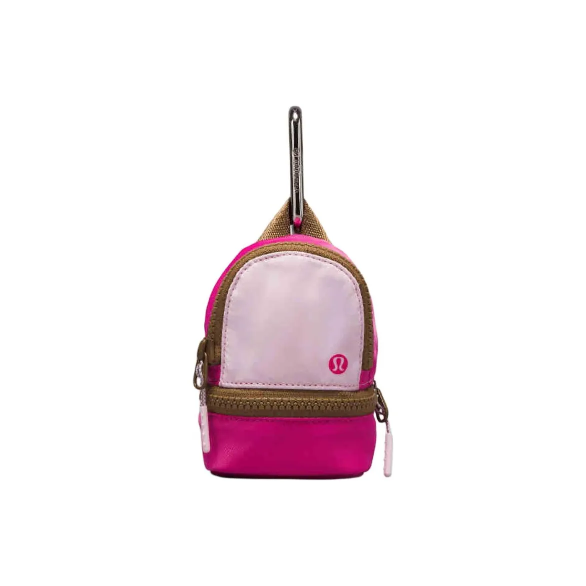 Lululemon Nylon Storage Bag Women's Sonic Pink & Brown