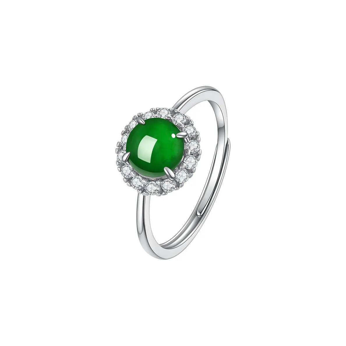 Princess Cui Ice Glutinous Jadeite Rings Unisex