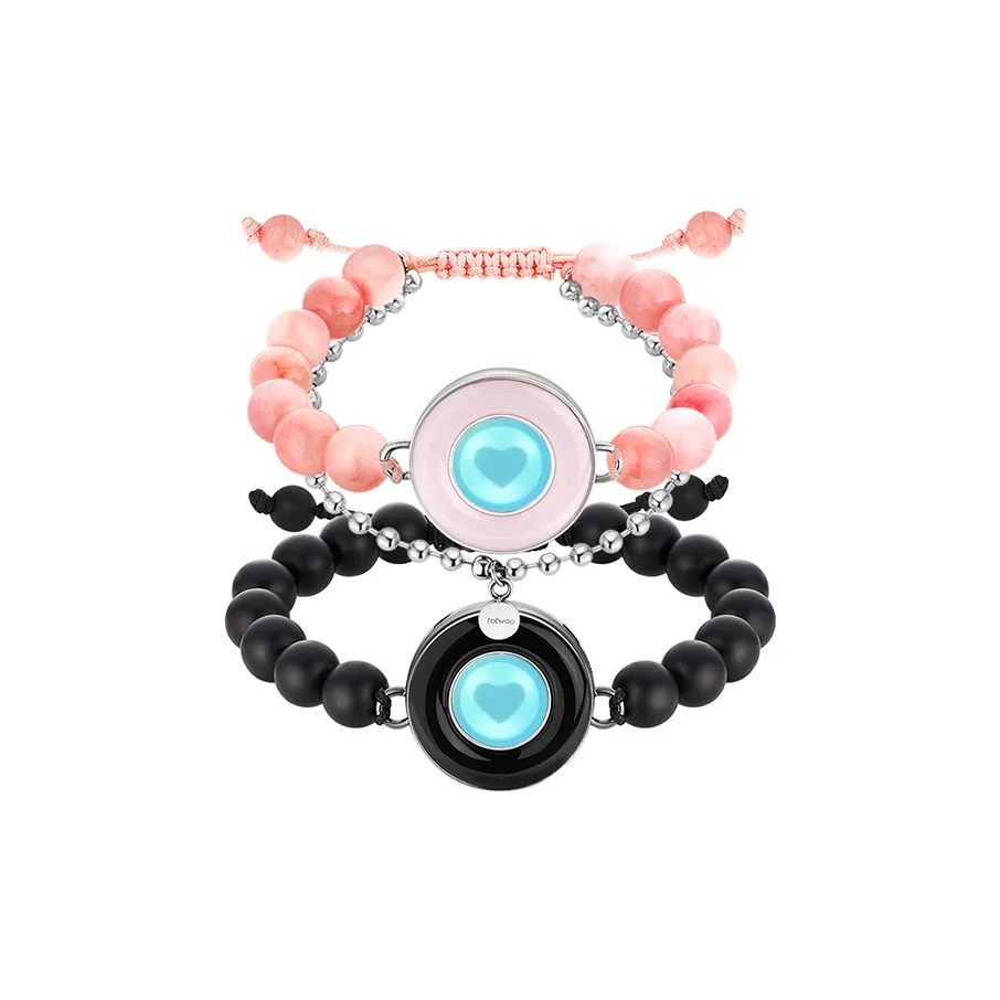 TOTWOO Agate & Chalcedony Bracelets Unisex