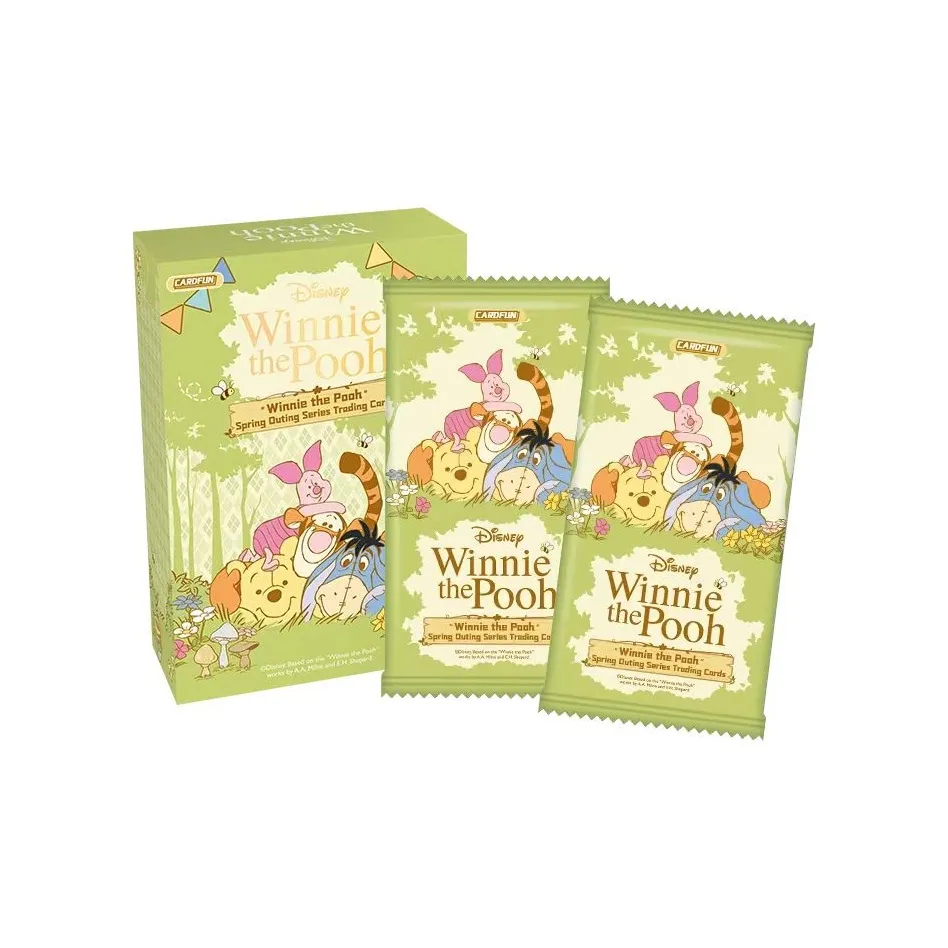 CARD.FUN Винни-Пух Пудинг Исцеление Companion Сезон Весна Эпизод IP Аниме Карточки 16 Сумки Коробка