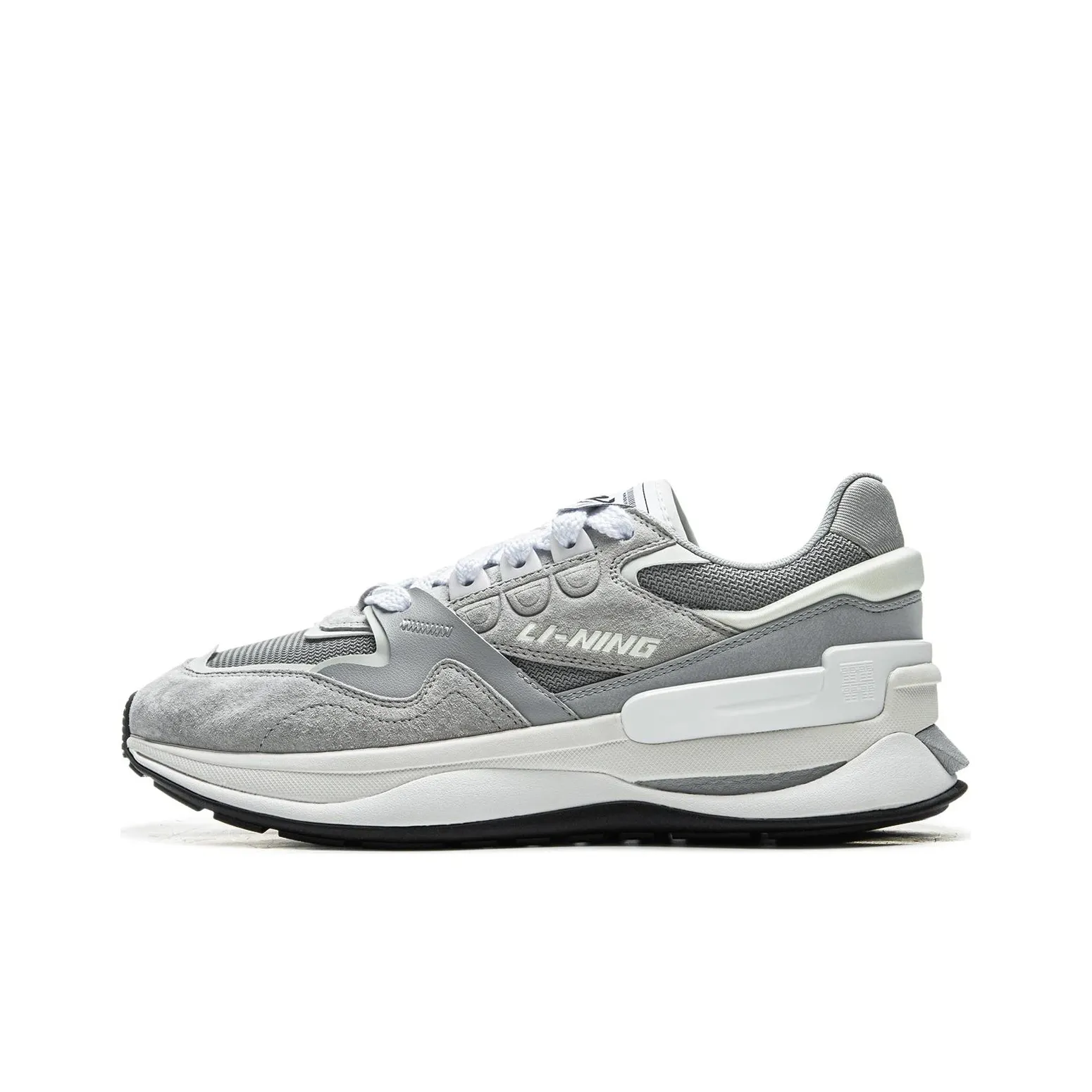 LINING 001 Innocence V2 Легкий Rebound Низкий Топ Casual Мужской Серый