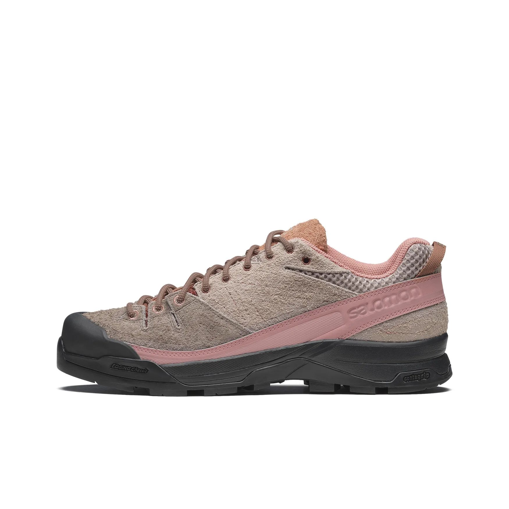 SALOMON X ALP Low Top Running Shoes Unisex Light Brown