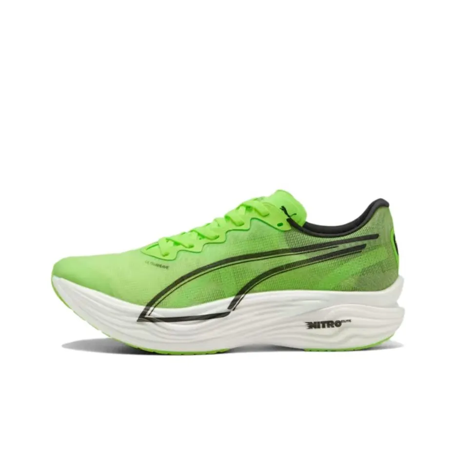 HYROX x PUMA Anti Slip Wear Resistant Low Top Casual Running Shoes Men's Green