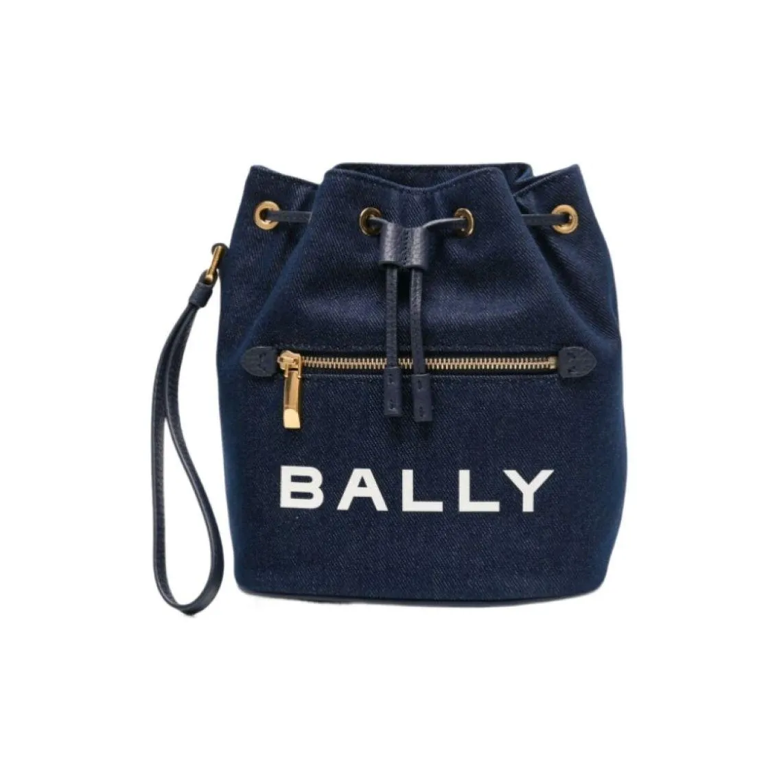 BALLY Ткань Ведрообразная Сумка Женская Синяя