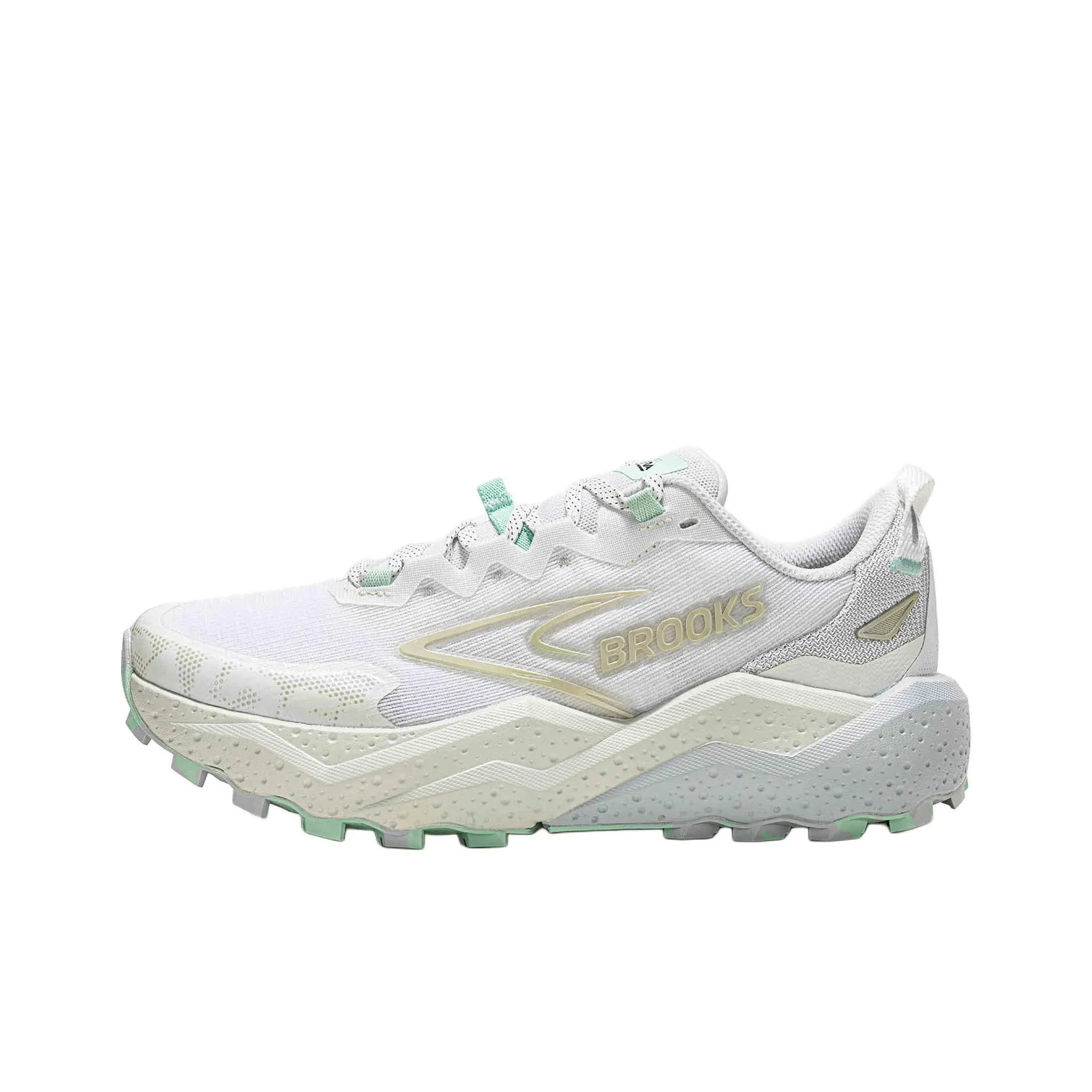 Brooks Anti Slip Wear Resistant Low Top Trail Running Running Shoes Women's White