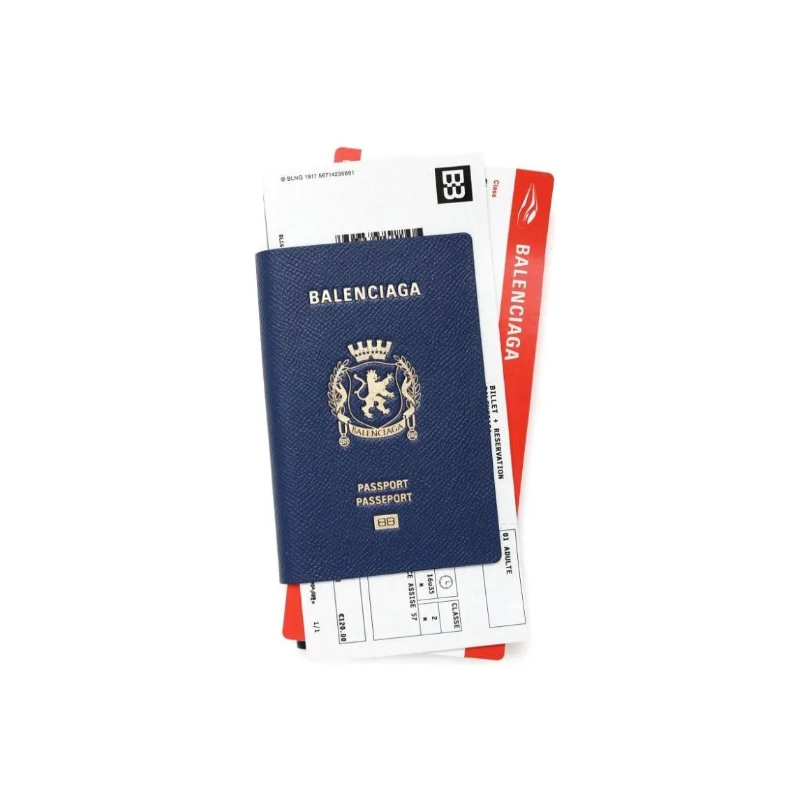 Balenciaga Passport 2 Tickets Long Wallet