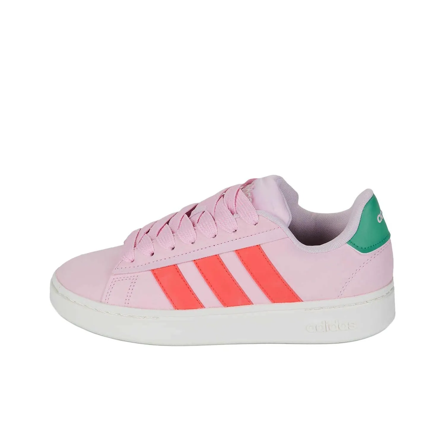 Adidas GRAND COURT ALPHA Durable Breathable Low Top Skateboard Shoes Women's Pink
