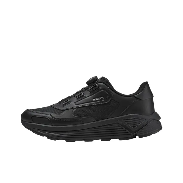 DESCENTE DUALIS Urban Commuting Abrasion Resistant Low Top Casual Shoes Women's Black