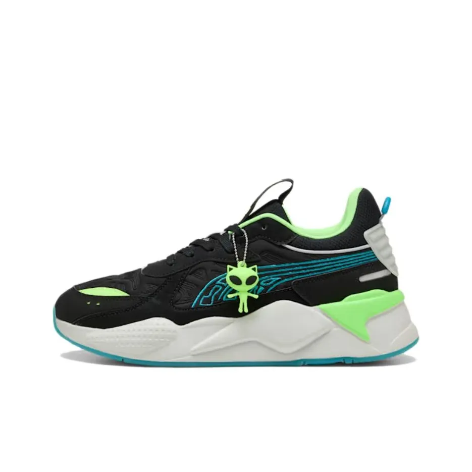 PUMA RS X Abrasion Resistant Low Top Casual Shoes Men's Black