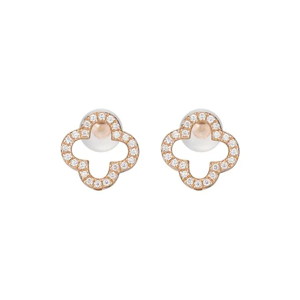 GRACE GIRL 18K Gold Stud Earrings Women's