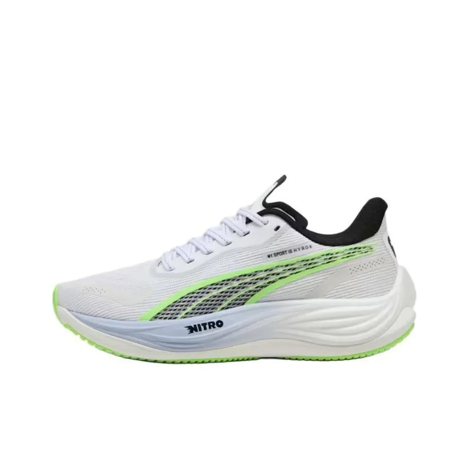 HYROX x PUMA Velocity NITRO™ 3 Anti Slip Wear Resistant Low Top Casual Running Shoes Women's White