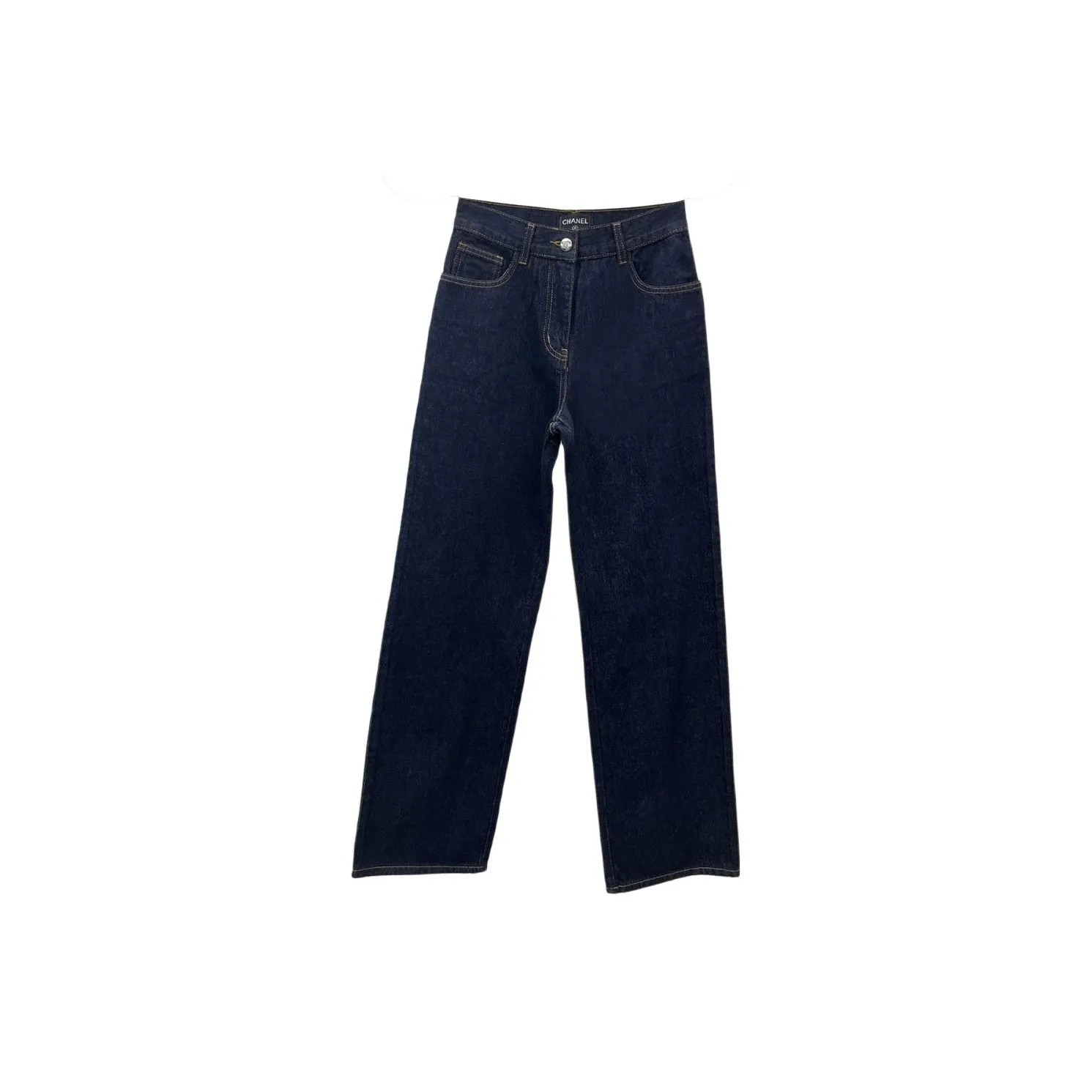 CHANEL Jeans Women's Dark Blue