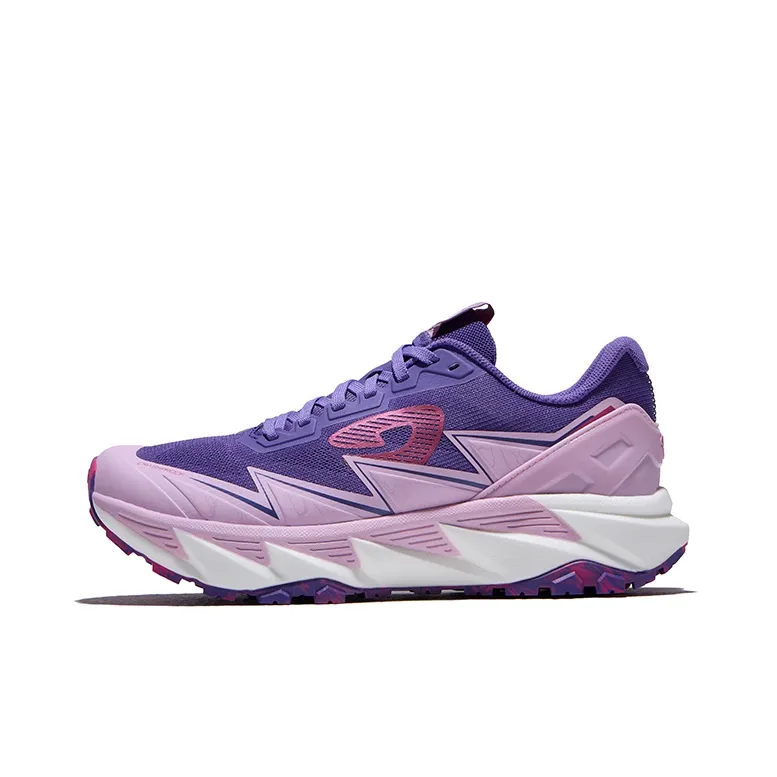 HOT POTATO Galvatron 3.0 Shock Absorbers Slip Resistant Abrasion Resistant Low Top Trail Running Shoes Women's Purple