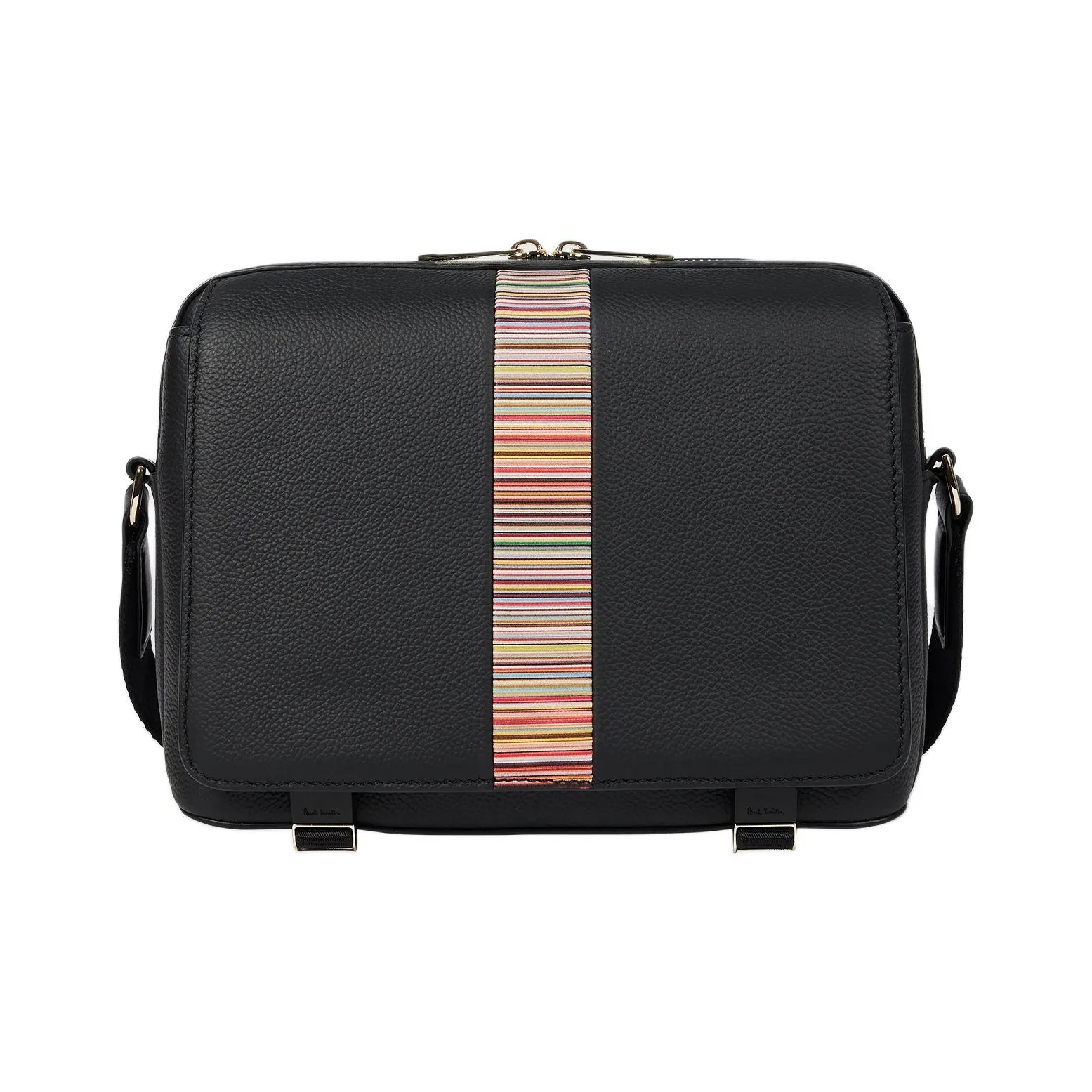Paul Smith Leather Messenger Bag, Crossbody Bag, Shoulder Bag Men's Black