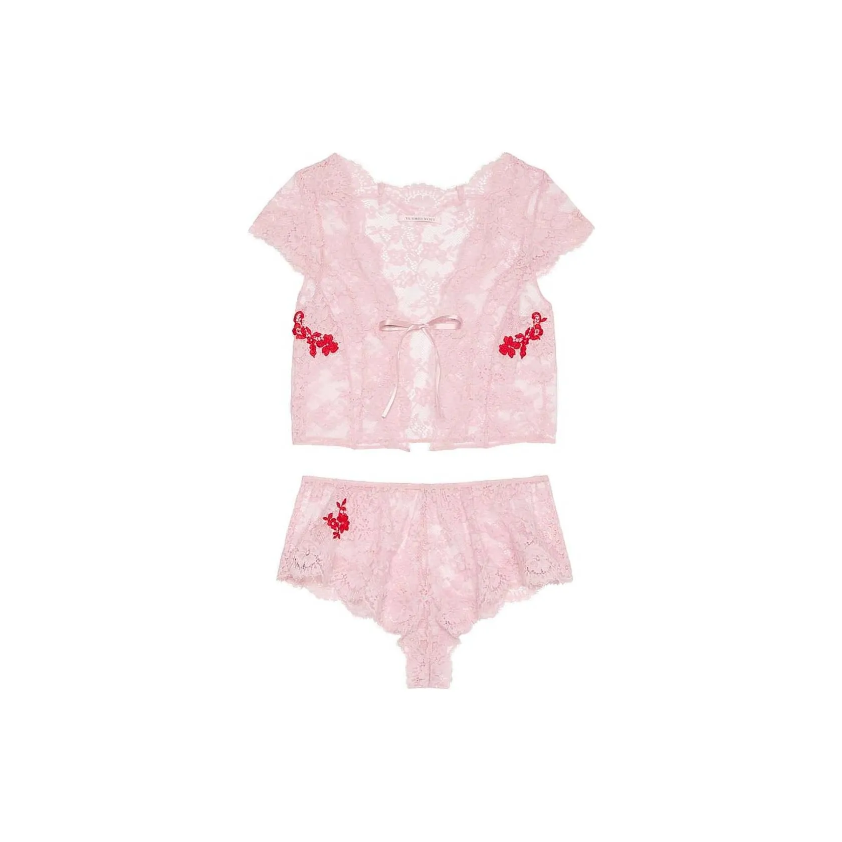 Victoria's Secret Pajama Комплект Женский Светло-Розовый