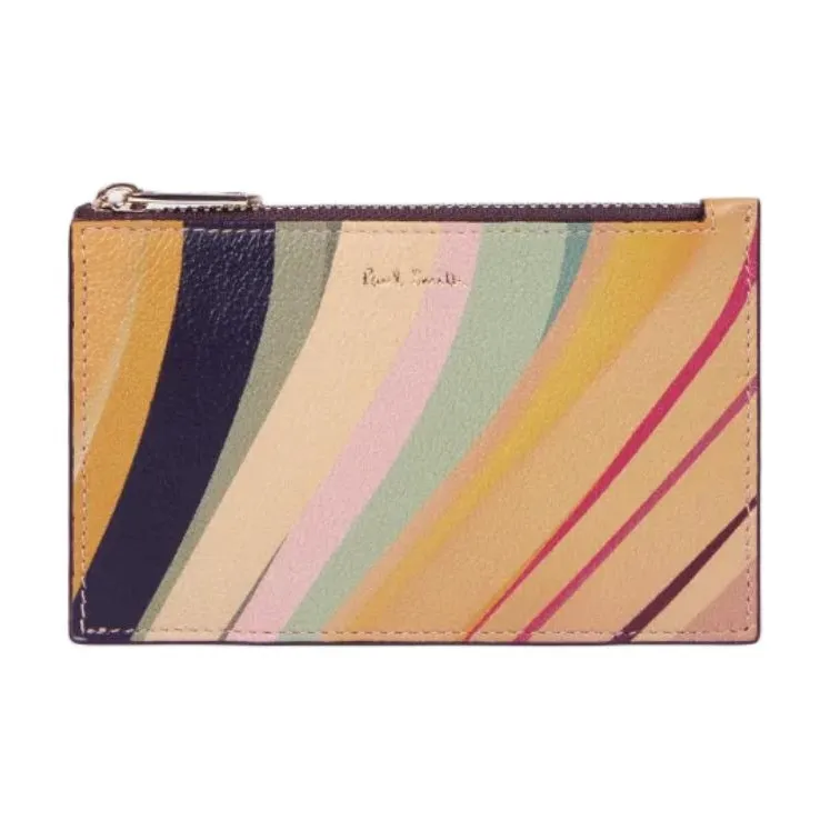 Paul Smith Dusky Swirl Small Zip Fastening Purse
