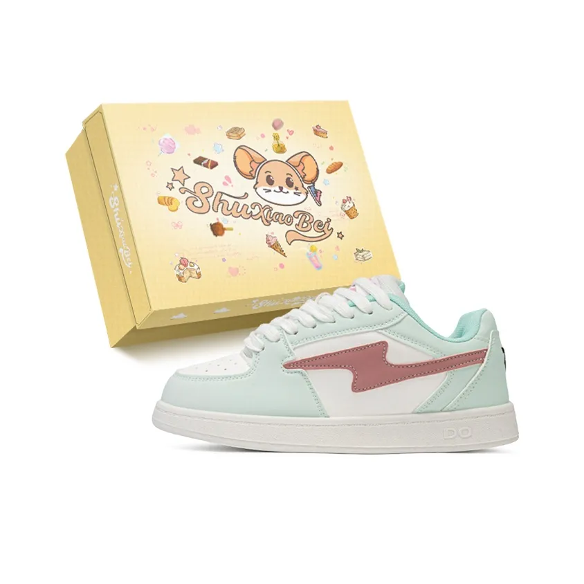 SHUXIAOBEI Anti-Slip And Wear-Resistant Lightweight Low-Top Skateboard Shoes Women's Gray Coffee