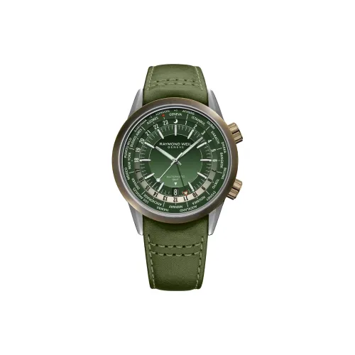 Raymond Weil Автоматический Механический Движение Мужские Часы 40,5 мм Зеленый