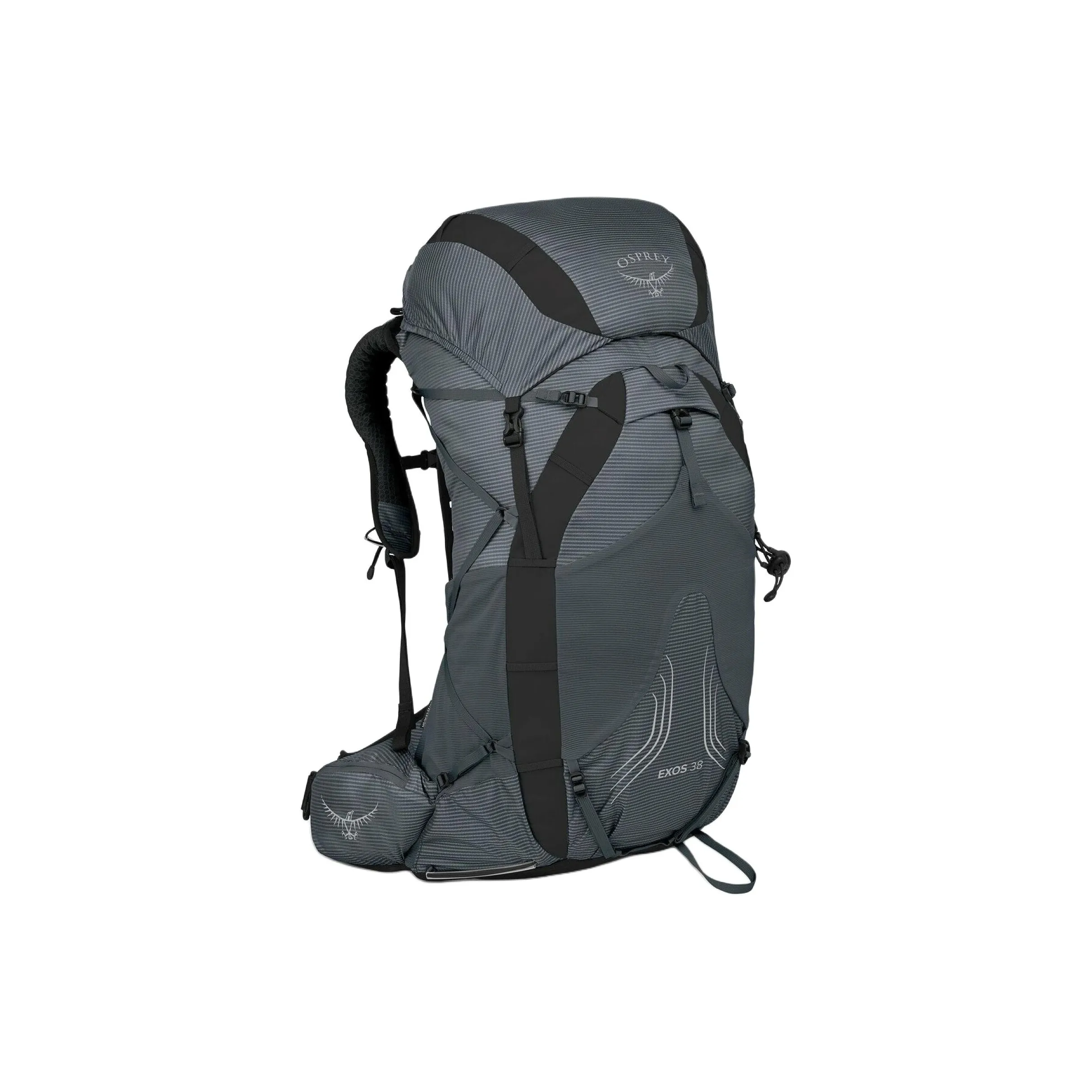 OSPREY Recycled Nylon Outdoor Mountaineering Bag Backpack Large Size Men's Tungsten Gray