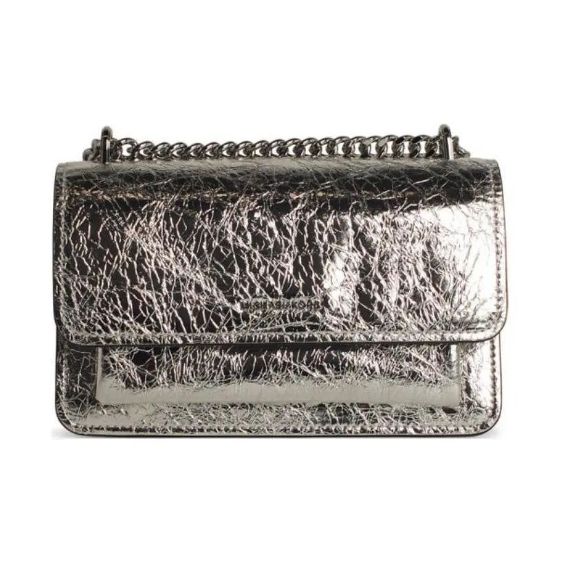 MICHAEL KORS Calfskin Crossbody Bag Shoulder Bag Women's Metallic