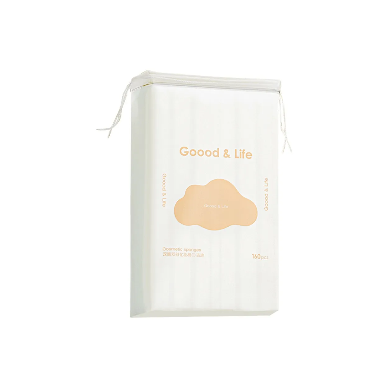 Goodgudi Extra Large 40% Makeup Remover Cotton Pads 160 Sheets/Pack