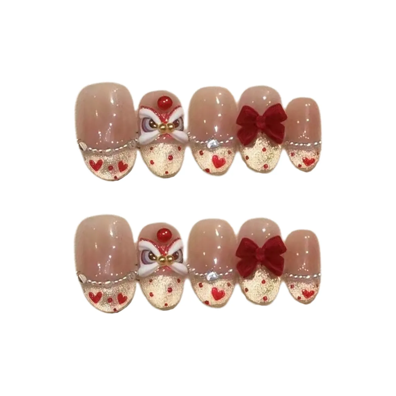 XIAMEIYU Искусственные ногти для женщин