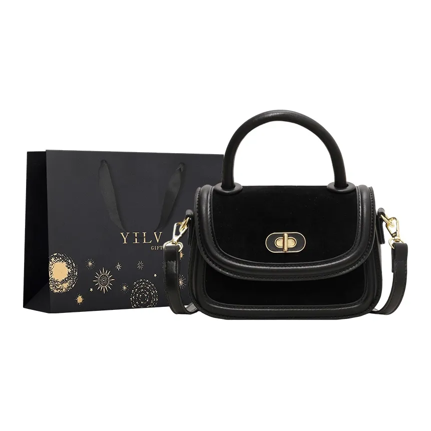 Yi Brigade ПУ (полиуретан) Сумка через плечо Сумка Обычная Женская Черная Кофейная Коричневая