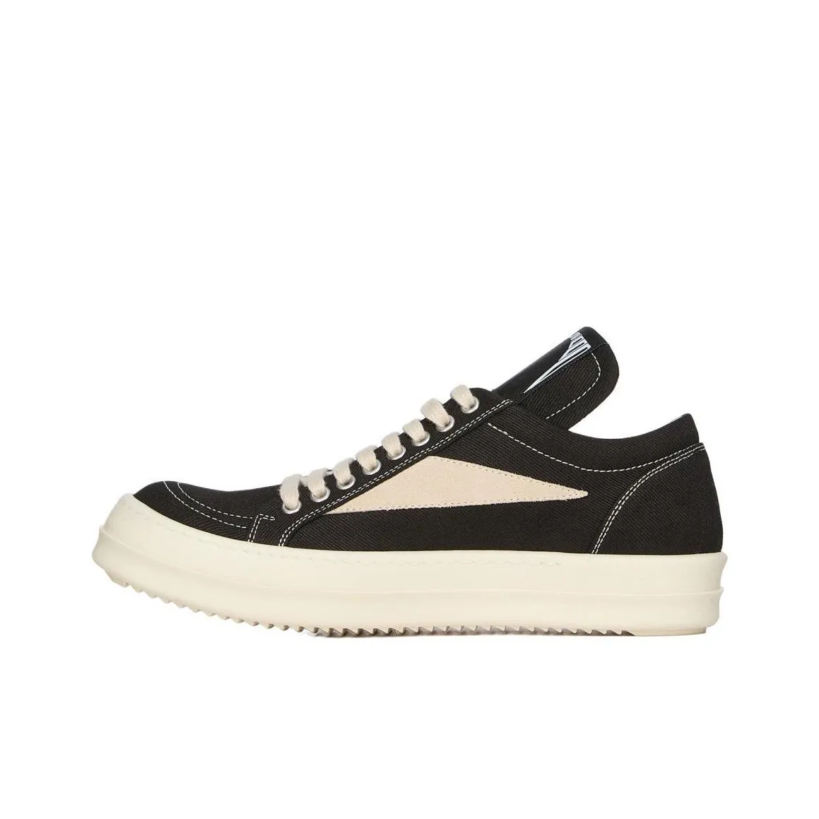 Rick Owens DRKSHDW Hollywood Low Top Skateboard Shoes 3.5cm Men
s Black