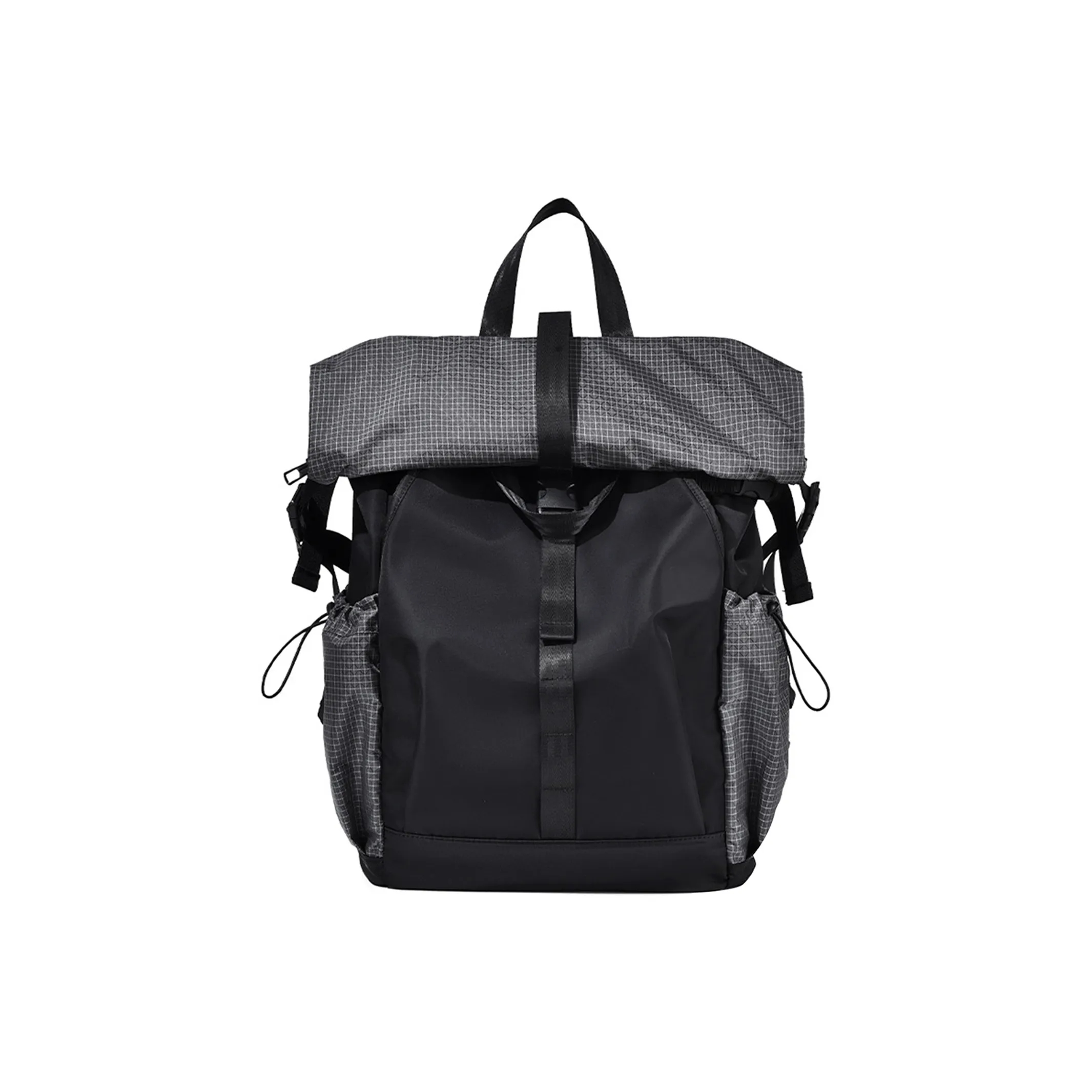 TAKI Oxford Lightweight Travel Casual Versatile Student Backpack Regular Unisex Gray/Black