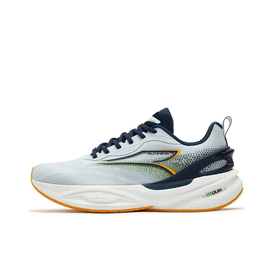 361° Cushioned Slip-Resistant Low-Top Casual Running Shoes Men's Blue