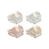 화이트 베이스 핑크 허리띠, 화이트 베이스 블루 허리띠, 핑크, 옐로우