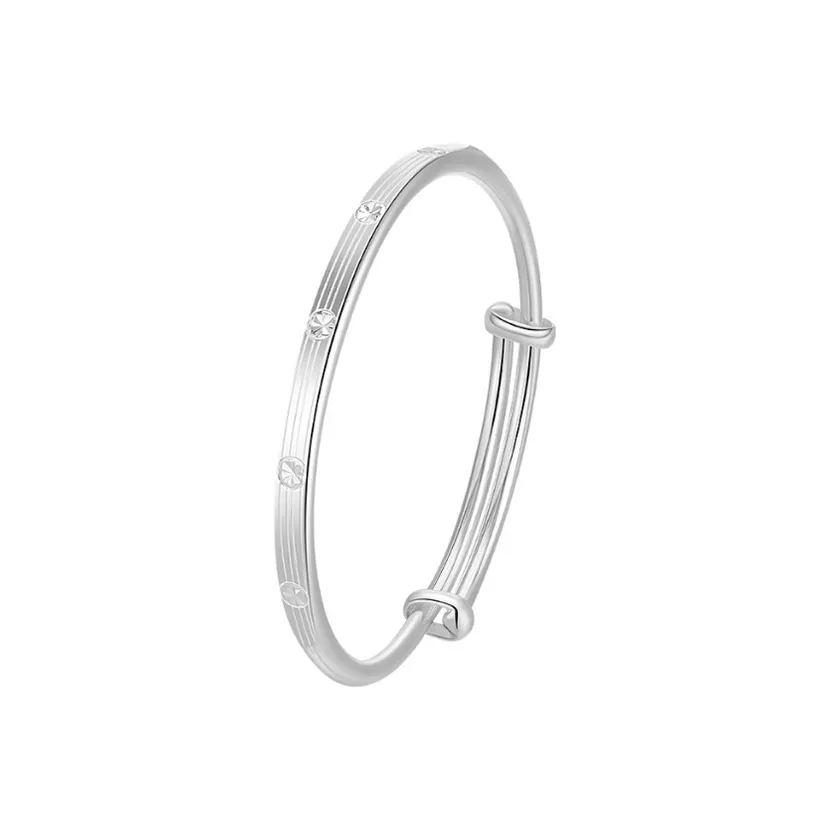 Hui Xuan Charm 999 Fine Silver Bangles Women's