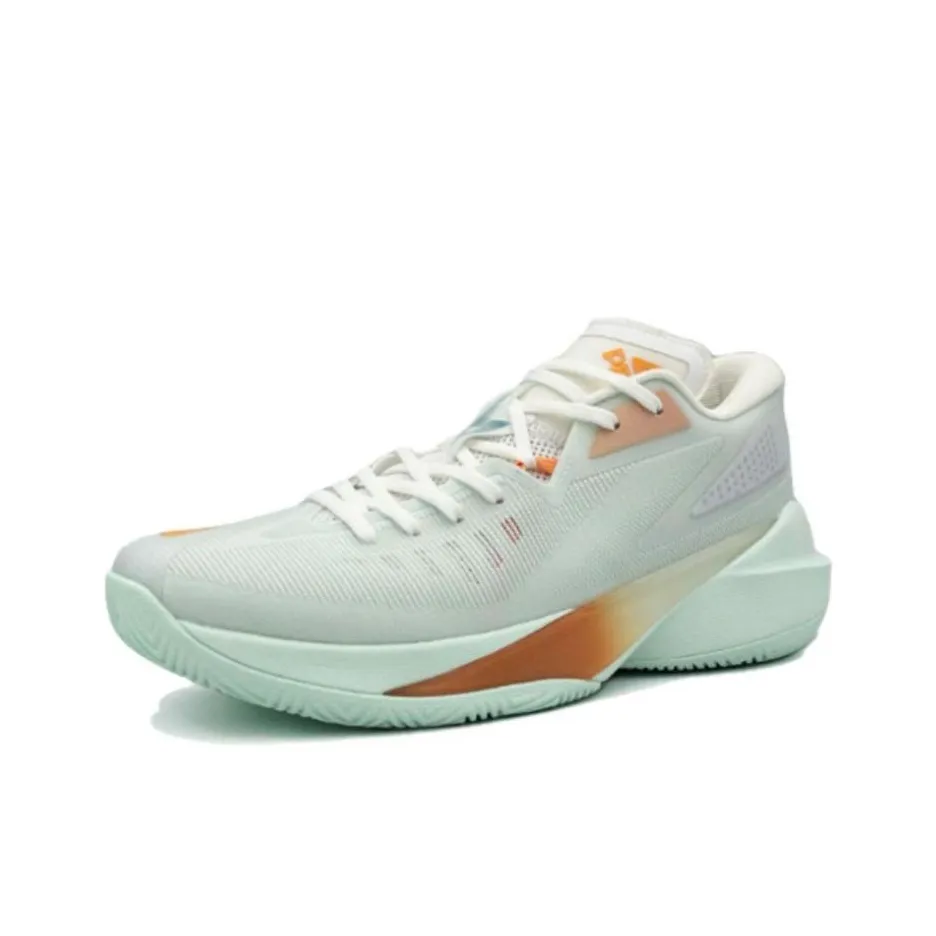 PEAK Lightning 10 Устойчивые к истиранию Дышащие Низкие Баскетбольные кроссовки Мужские Циан