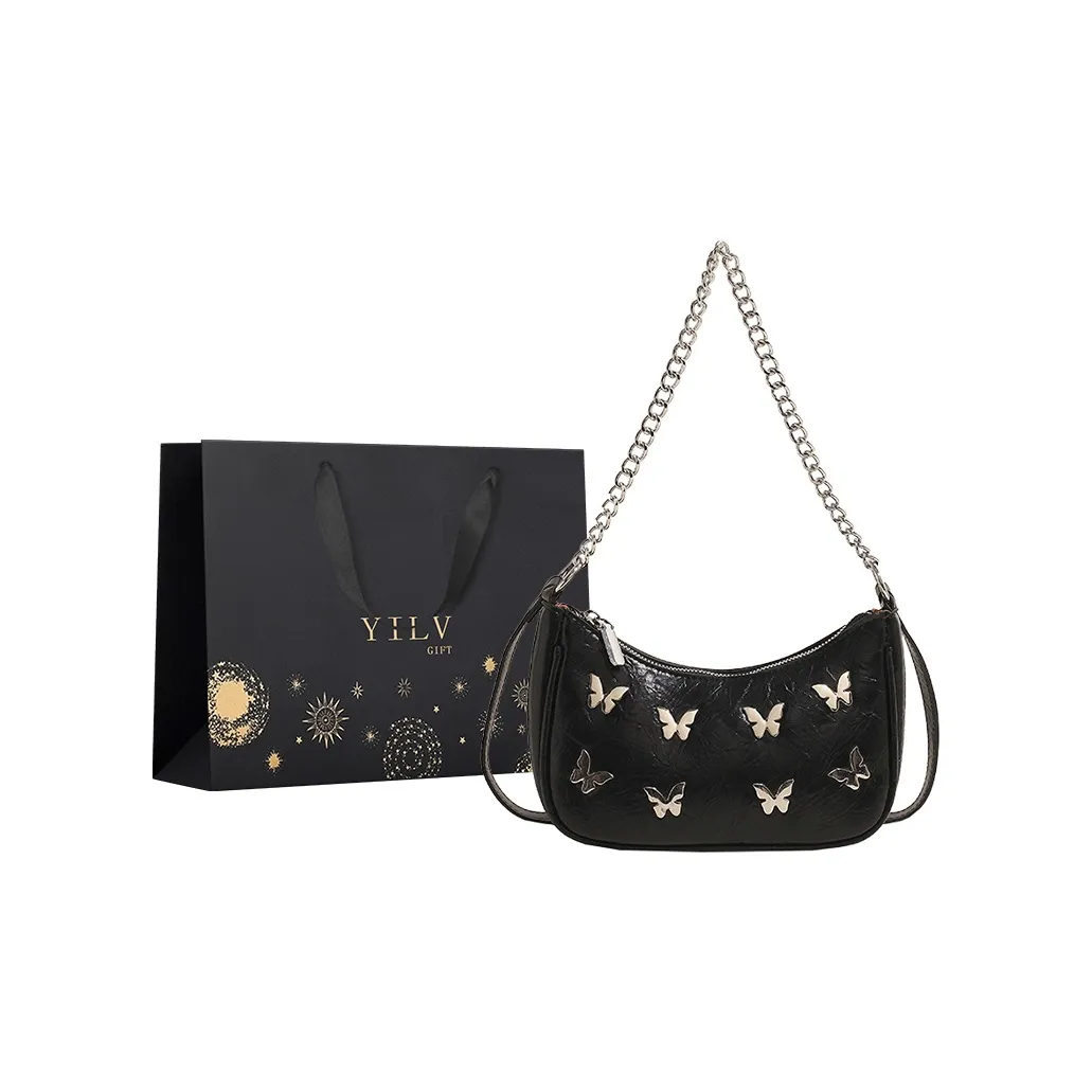 Yi Brigade ПУ (полиуретан) Сумка через плечо Сумка на плечо Женская Розовая Экрю Серебряная Черная