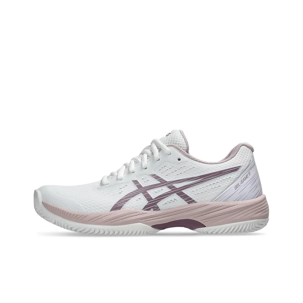 Asics Gel Game 9 Clay/OC White Dusty Mauve Women's