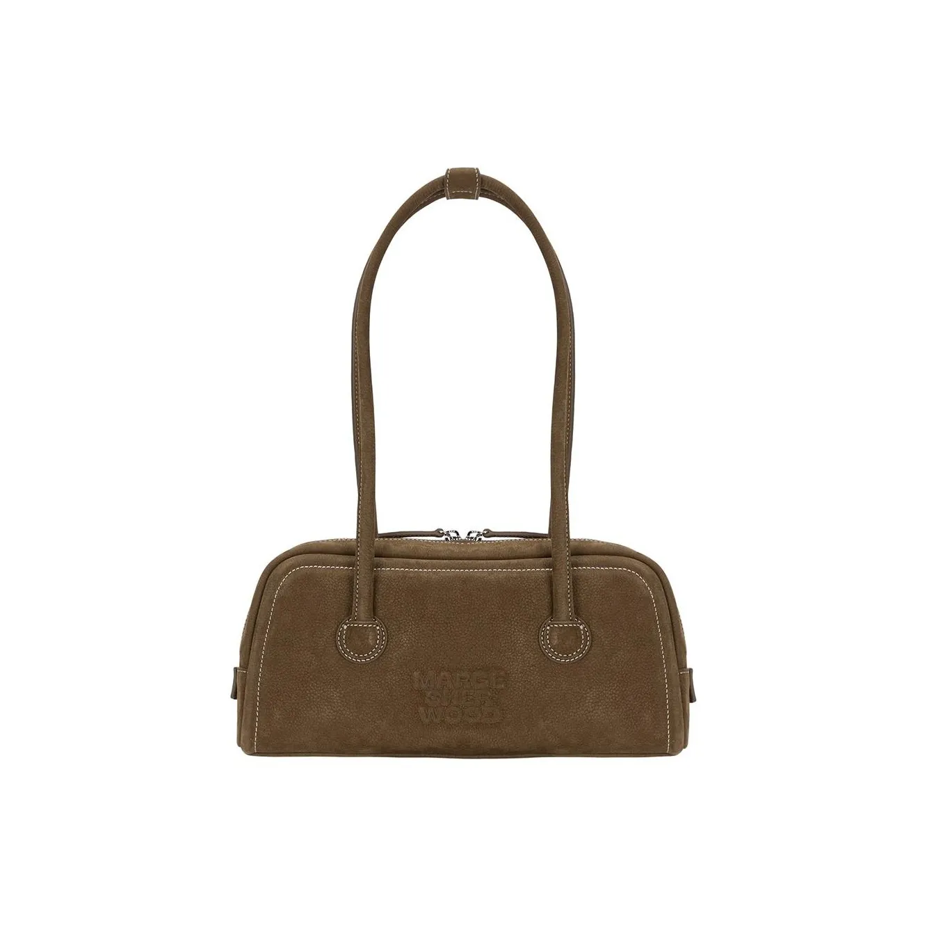 MARGE SHERWOOD Grain Cow Leather Shoulder Bag Regular Women's Chestnut