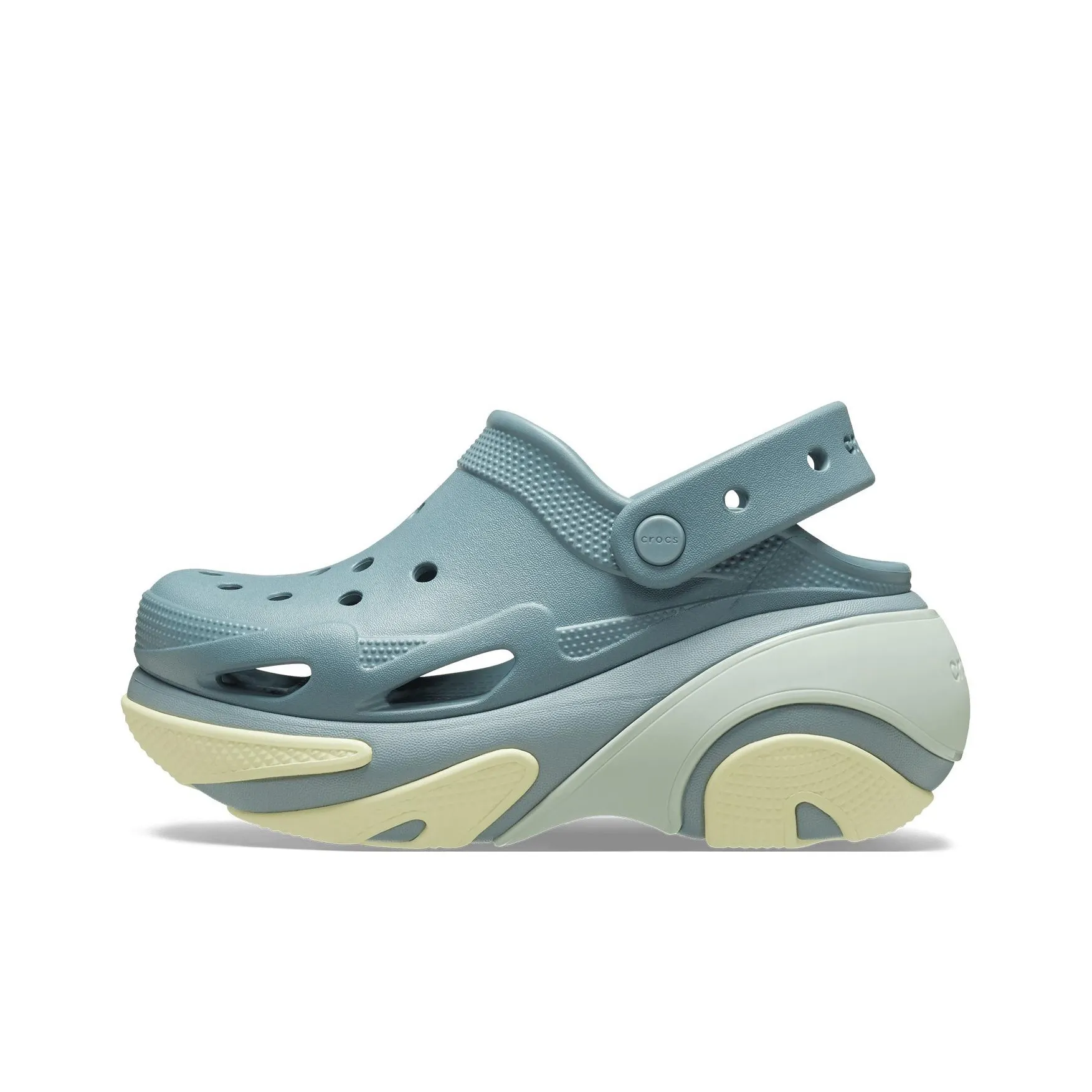 Crocs Bubble Crush Clog Clogs Unisex Blue