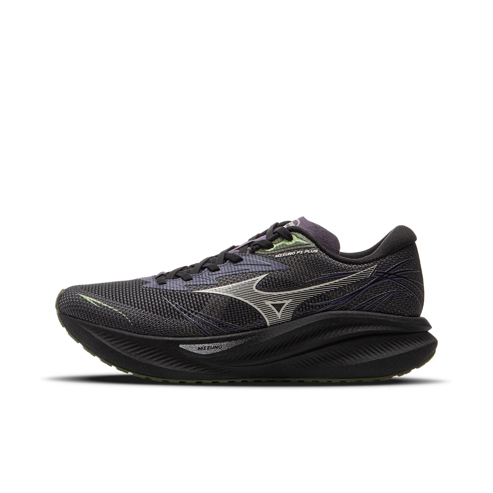 Mizuno PI PLUS Дышащий и Легкий Низкий Топ Casual Унисекс Темно-Серый