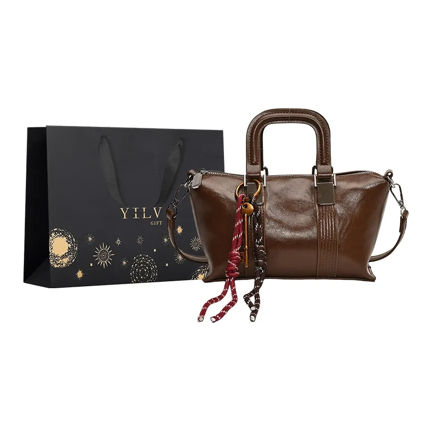 Yi Brigade ПУ (полиуретан) Сумка через плечо Сумка на плечо Стандартная Женская Черная Бордовая Коричневая Кофейная