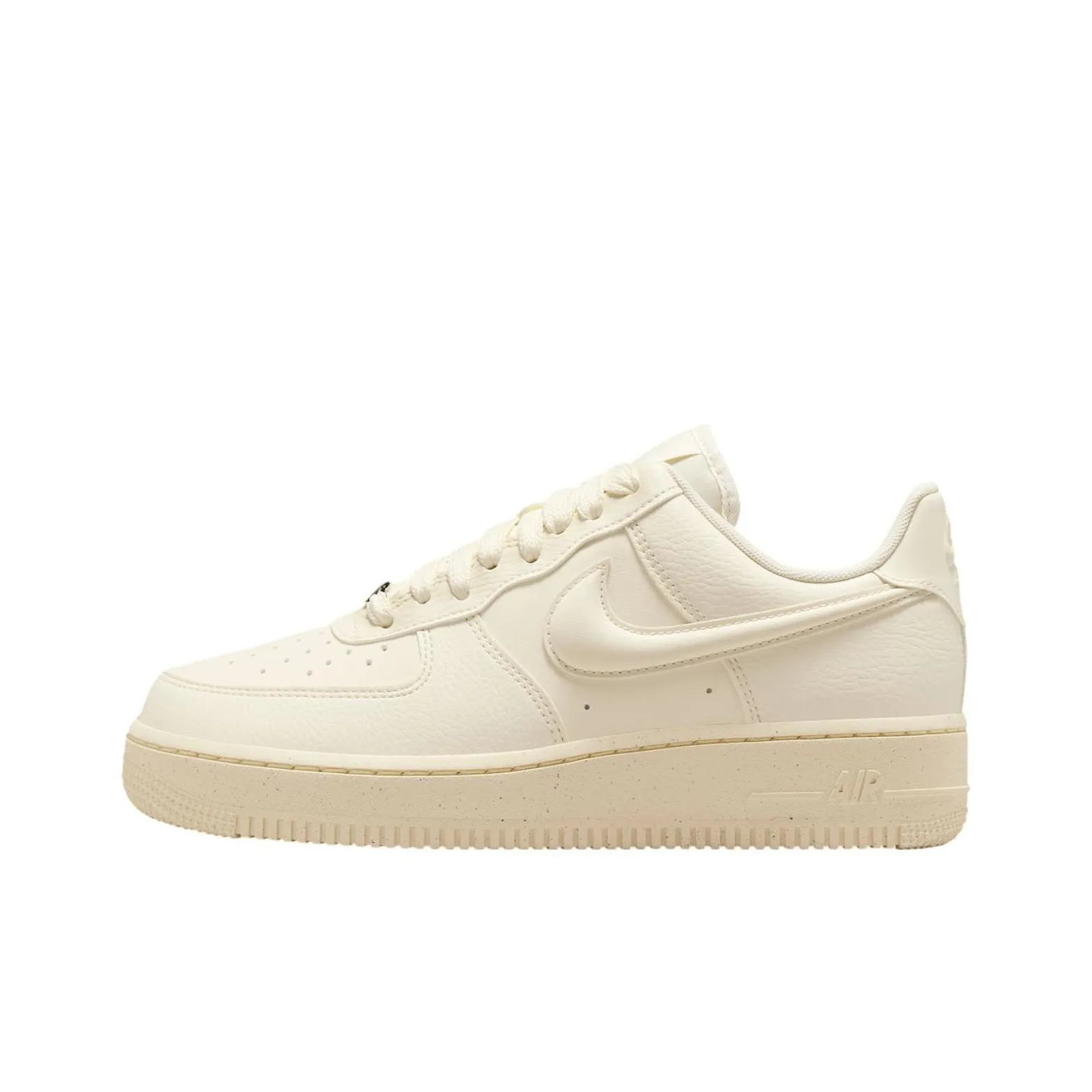 Nike Air FORCE 1 Slip-on Устойчивый к истиранию Низкий Топ Скейтбординг Кроссовки Унисекс Экрю