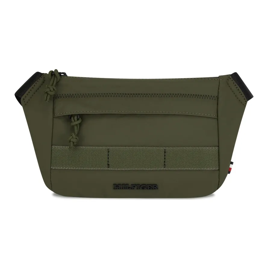 Tommy Hilfiger Polyamide Crossbody Bag Medium Size Men's Multicolor