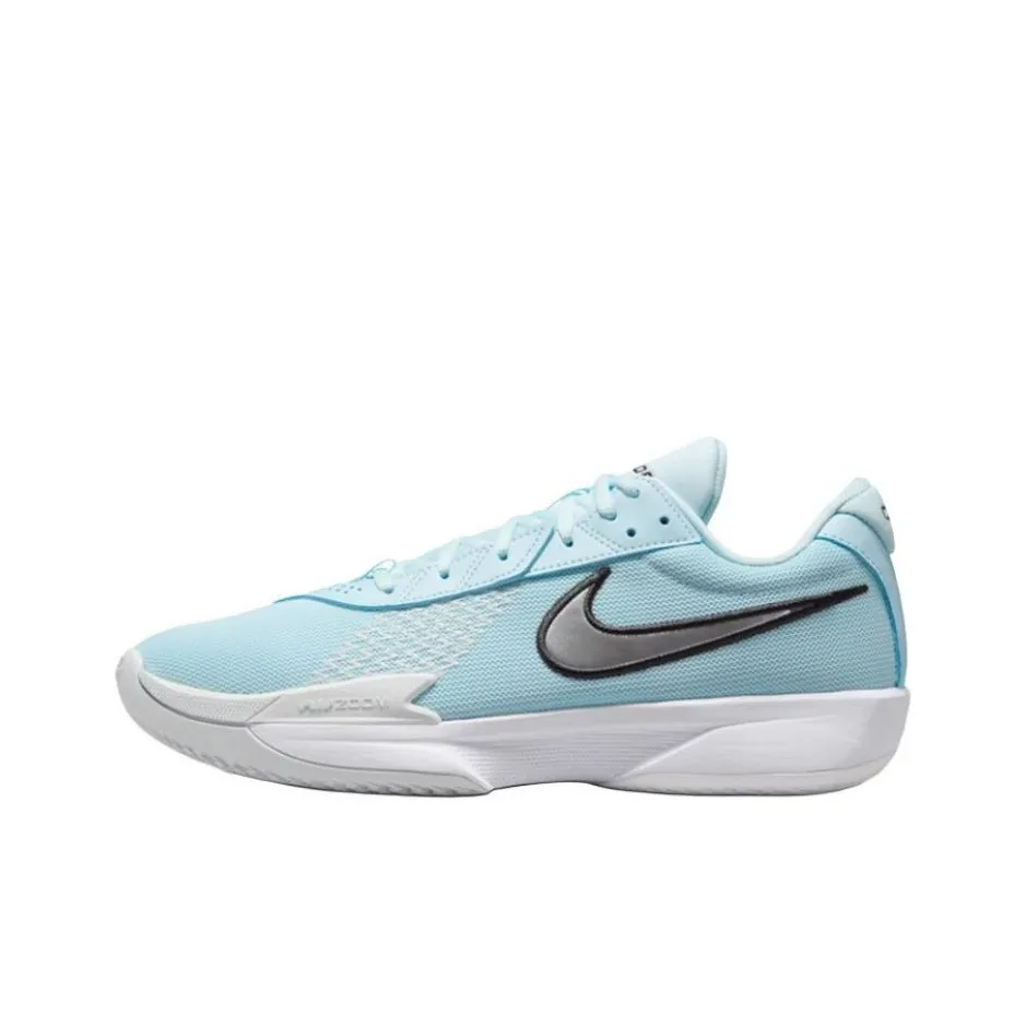 Nike Air Zoom г.T. Cut ACADEMY Slip Resistant Abrasion Resistant Low Топ Баскетбольные кроссовки Мужской Синий Белый