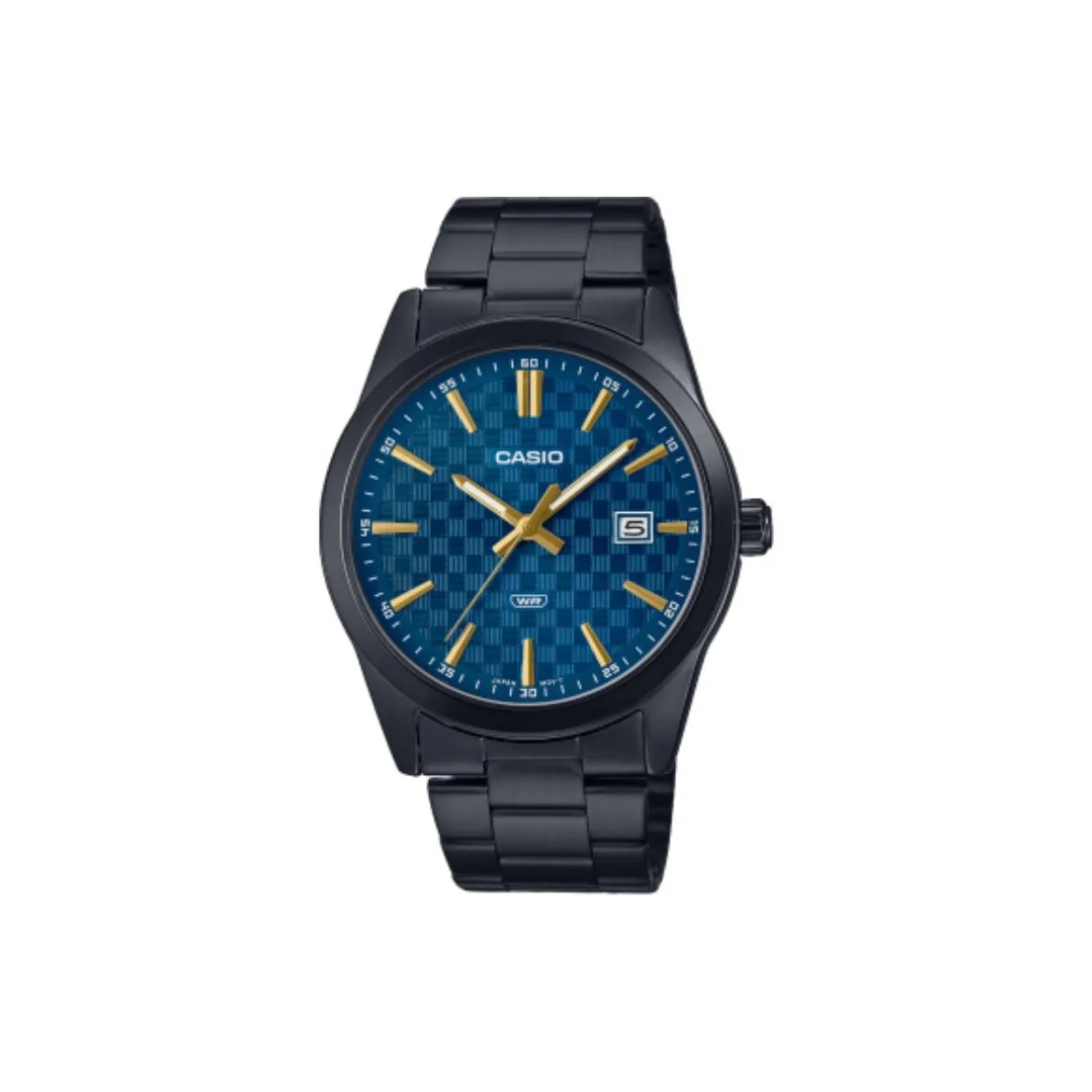 CASIO Кварцевый механизм нержавеющая сталь ремешок унисекс синий циферблат