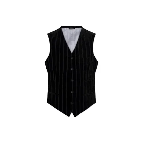 Yohji Yamamoto Pour Homme Черный Мужские Жилеты