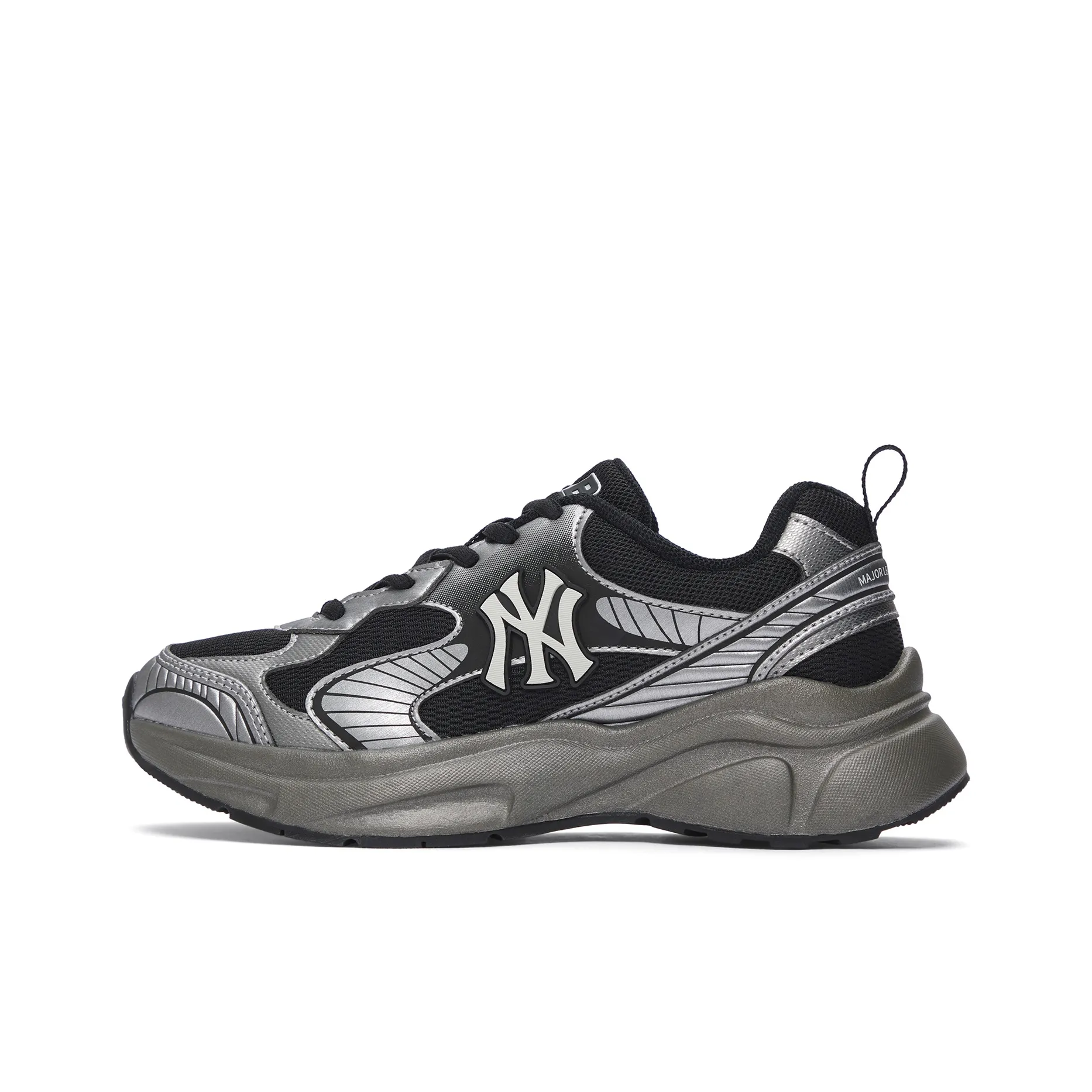MLB Chunky Jogger Slip Resistant And Breathable Low Top Casual Running Shoes Unisex Black