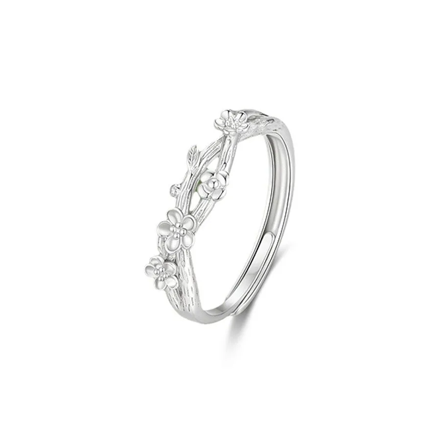 Bailijin S999 Fine Silver Rings Unisex