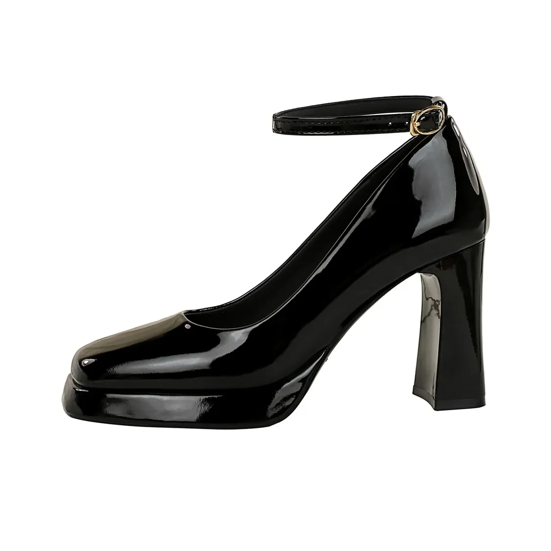 QITUMAUL Грубый каблук Мэри Джейн туфли 9 см женские