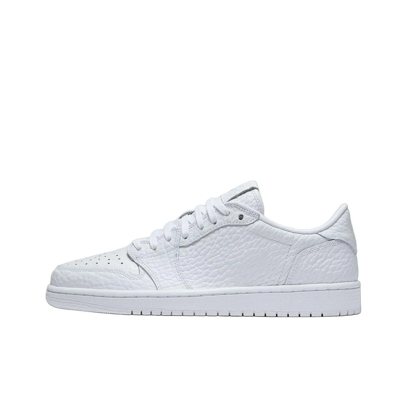 Jordan Air Jordan 1 Slip-resistant Abrasion-resistant Low Top Vintage Basketball Shoes Men's White Release 2025