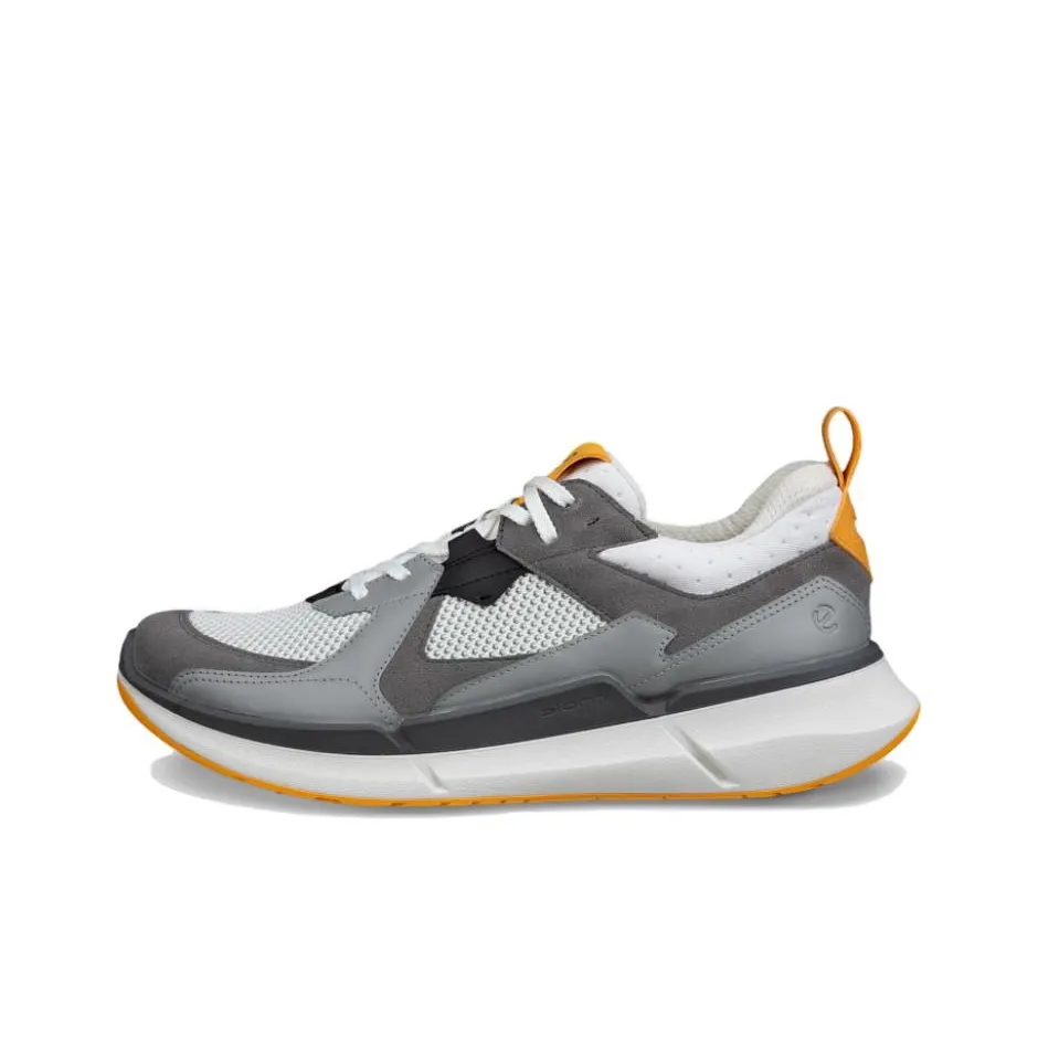 Ecco Biom 2.2 Low Top Casual Shoes Men's Gray White