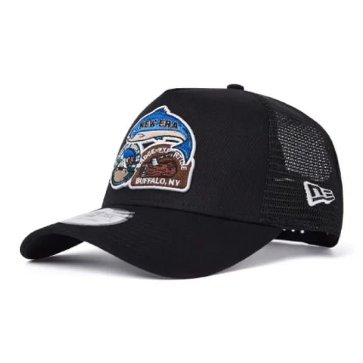 New Era Полиэстер Хлопок Кепки Унисекс Черный